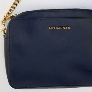 MICHAEL KORS small square black leather bag